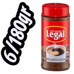 CAFE SOLUBLE LEGAL 180GR